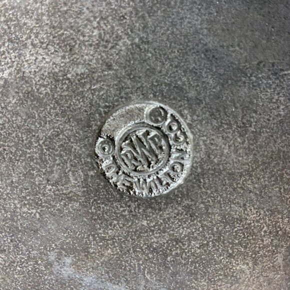 Wilton Armetale Basket Weave Small Round Pewter Tray Platter - Picture 5 of 6